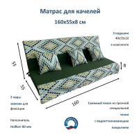 Эверена Матрас для качелей 160х55 см арт. 1243257906