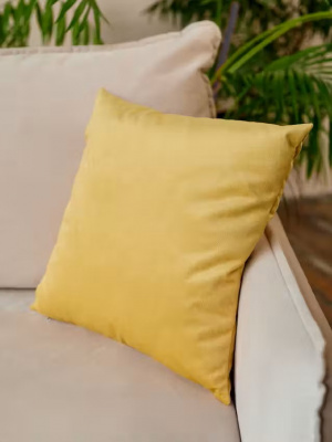 Чехол для подушки 45*45 см Fleola yellow