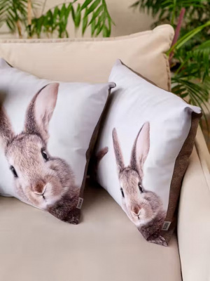 Чехол для подушки 45*45 см Fleola rabbit_6