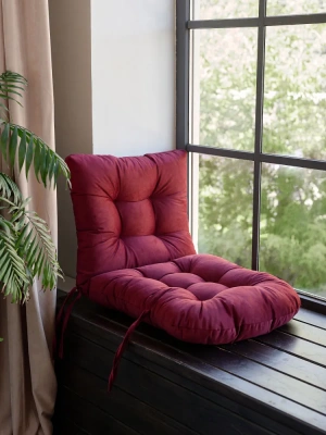 Подушка для кресла качалки, матрас для кресла Everena Home 110*50_bordo