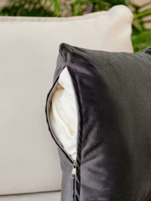 Чехол для подушки 45*45 см Fleola dark_grey